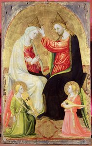 Le couronnement de la Vierge - Bicci di Lorenzo