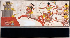 Ramsès II à la bataille de Qadesh, 1275 av. J.-C. - Bigant and Allais