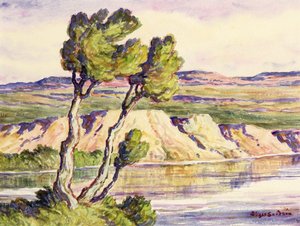 Kansas Creek (aquarelle sur papier)