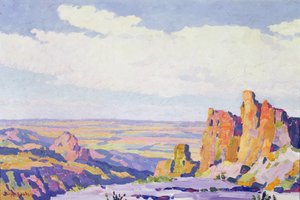 Ouest du Kansas (huile sur toile)
