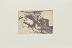 [Jupiter et Antiope : la plus grande plaque] - Bisson Frères