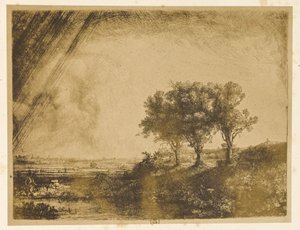 Le Paysage aux Trois Arbres - Bisson Frères