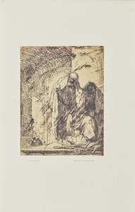 [Pierre et Jean à la porte du temple] - Bisson Frères