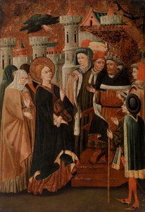 Sainte Catherine de Sienne devant le pape Grégoire XI