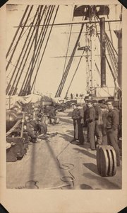 USS New Hampshire, vers 1864-1865 (photo)