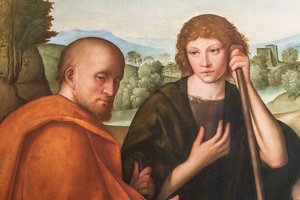 Adoration des bergers : Madonna avec l