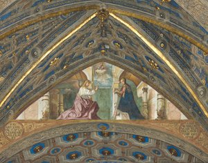 Abside, Superarch, Boccaccio Boccaccino, Annonciation 1506-07 - Boccaccio Boccaccino