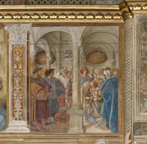 Nef centrale, Quatrième travée nord, Circoncision, Boccaccio Boccaccino 1516-17