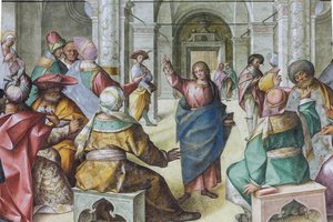 Jésus parmi les scribes - Boccaccio Boccaccino