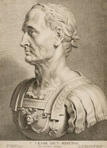 Jules César, dictateur perpétuel, des Douze hommes célèbres grecs et romains, vers 1633 - Boetius Adams Bolswert
