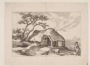 Planche 17, tirée de Paysages avec fermes