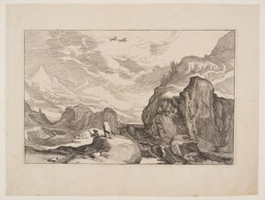 Planche 20, tirée de Paysages avec fermes - Boetius Adams Bolswert