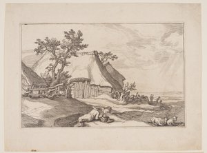 Planche 3, tirée de Paysages avec fermes