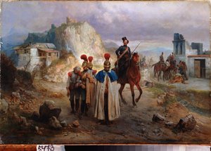 Les hommes français captifs en 1814