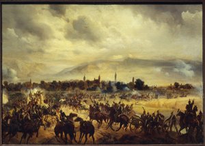 Une scène de la guerre d