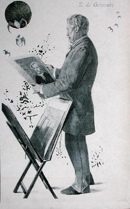 Edmond Huot de Goncourt (1822-96), illustration de couverture de 