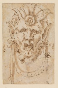 Masque grotesque - Bolognese School