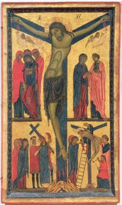 La Crucifixion avec les Saintes Femmes, les Pleureurs, le Christ sur le Chemin du Calvaire et la Déposition, panneau droit d