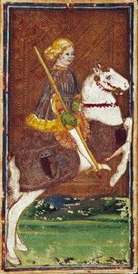 Carte du jeu de Tarot de la famille Visconti de Bonifacio Bembo (1420-1482), milieu du XVe siècle - Bergame, Galleria dell