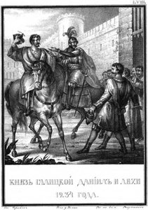 Daniel Romanovych de Galicie en 1234 De l