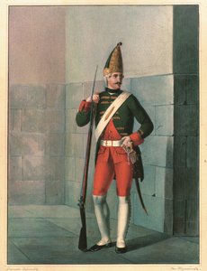 Grenadier du régiment Izmailovsky en 1762, fin des années 1830 - Boris Artemyevich Chorikov