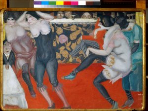 Au cabaret - Boris Dmitrievich Grigoriev