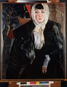 Portrait de femme - Boris Dmitrievich Grigoriev
