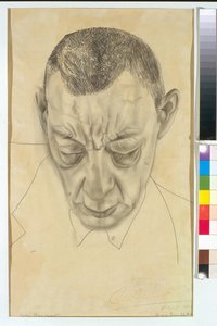 Portrait du compositeur Sergei Rachmaninov - Boris Dmitrievich Grigoriev