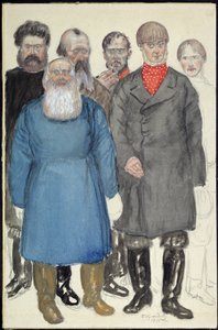 Projet de costumes pour la pièce de théâtre Loups et Brebis d