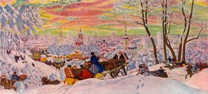 Mardi Gras, 1916, 1939 - Boris Mikhailovich Kustodiev