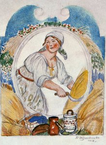 Le Faucheur, 1918 - Boris Mikhailovich Kustodiev