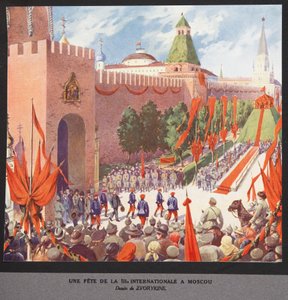 Célébration de la Troisième Internationale, Moscou