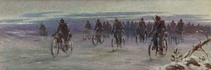 Troupes cyclistes allemandes en Finlande, Guerre civile finlandaise