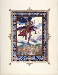 Illustration pour le conte de fées Marya Morevna (Maria des mers)