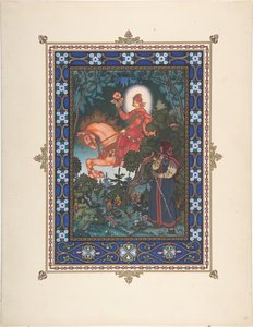 Illustration pour le conte de fées Vasilisa la Belle, c. 1925