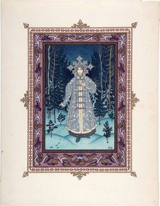 Illustration pour le conte de fées Snegurochka