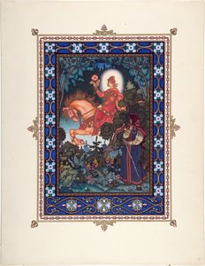 Vassilissa la Belle (ou Vassilissa la très belle) - Illustration pour le conte de fées Vasilisa la Belle