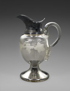 Pichet, vers 1865-1871 - Boston Silver Glass Company