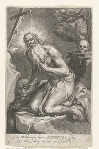 Saint Jérôme de Bethléem en ermite