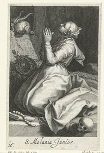 Sainte Mélanie la Jeune en ermite
