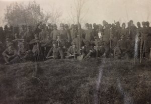 Album de la Première Guerre mondiale en Frioul-Vénétie Julienne : portrait de groupe des soldats de l