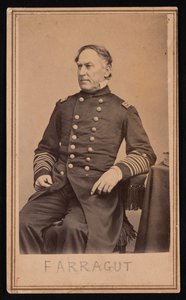 Portrait de David Glasgow Farragut 1801-1870, avant 1870 - Brady