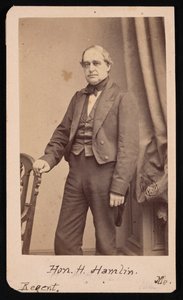 Portrait de Hannibal Hamlin, 1809-1891