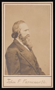 Portrait de John Franklin Farnsworth 1820-1897 - Brady