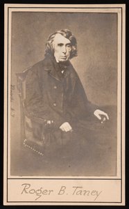 Portrait de Roger Brooke Taney 1777-1864, avant 1864 - Brady