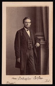 Portrait de Schuyler Colfax 1823-1885, avant 1885 - Brady