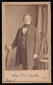 Portrait de William Lewis Dayton 1807-1864, avant 1864