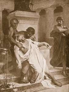 La mort de Démosthène, illustration de 
