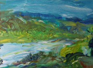 Paysage de la rivière bleue II, 1988 - Brenda Brin Booker