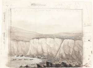 Esquisse de bateaux près d